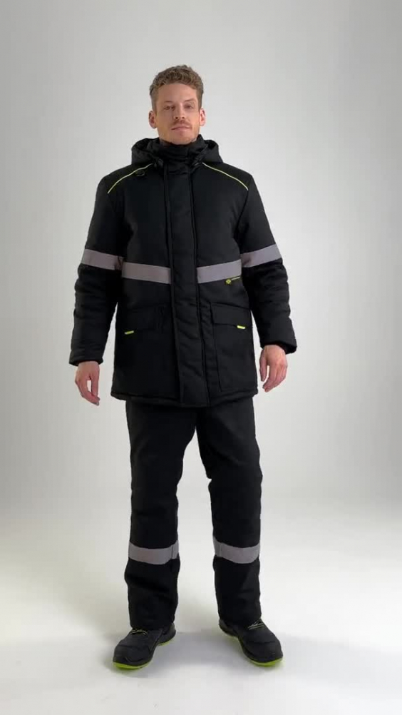 Костюм СОЮЗСПЕЦ утепленный черный